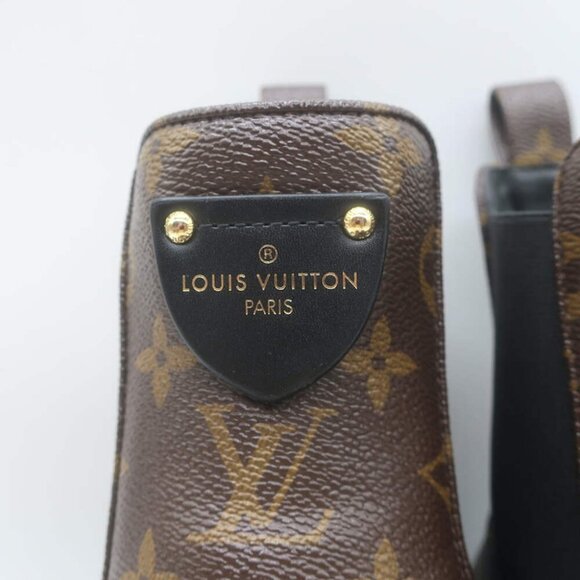 Louis Vuitton LV Beaubourg Ankle Boots Brown Monogram Canvas Size 38 - Picture 4 of 14